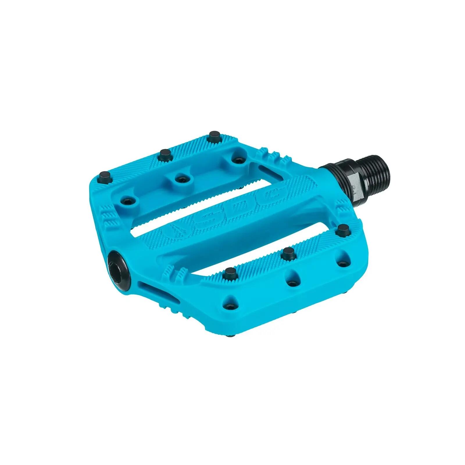 Pédales Junior SDG SLATER Cyan BLEU 90mmx90mm 2/3