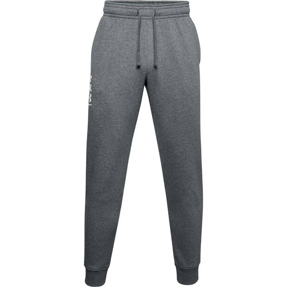 Heren Rival Fleece Repeat Logo Joggingbroek (Grijs) 2/6