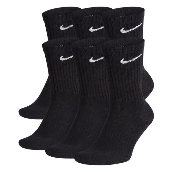 Calzini Adulto Unisex Misura Confezione 6 Nike Everyday Nero