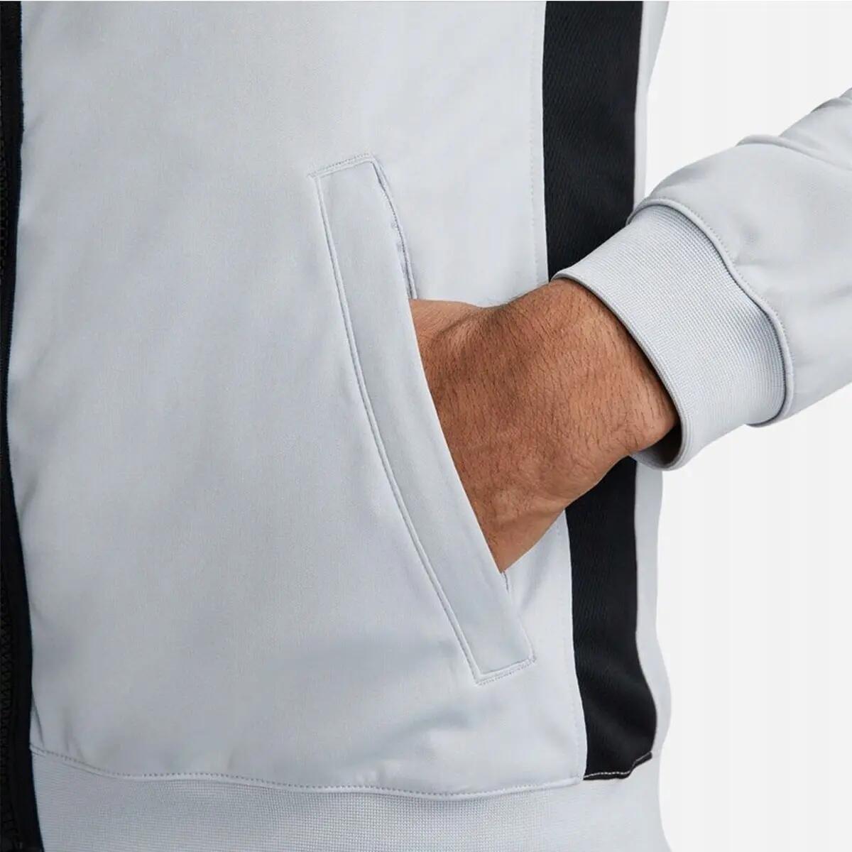 Casaco Academy DriFIT para homem (Cinzento / Preto) 4/4