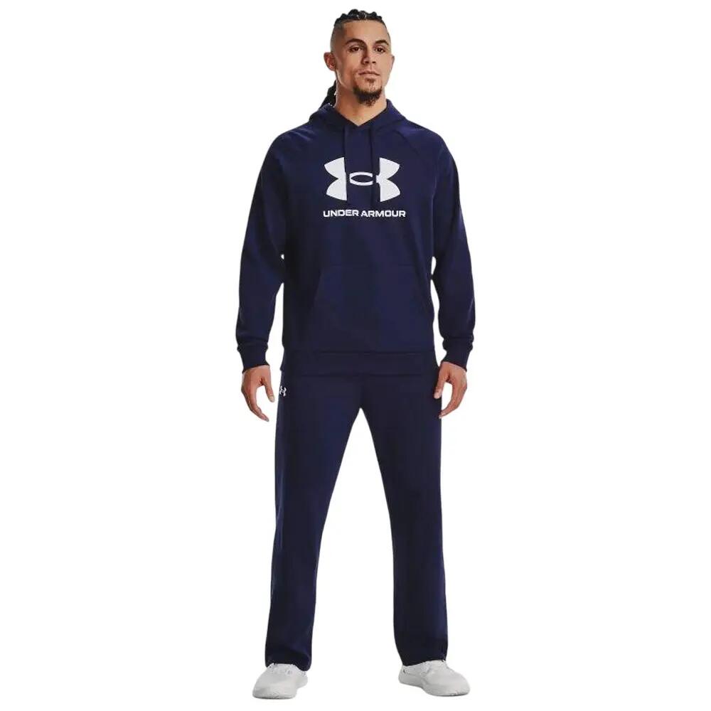 Sweat À Capuche Style Logo RIVAL Homme (Bleu Marine) 6/6