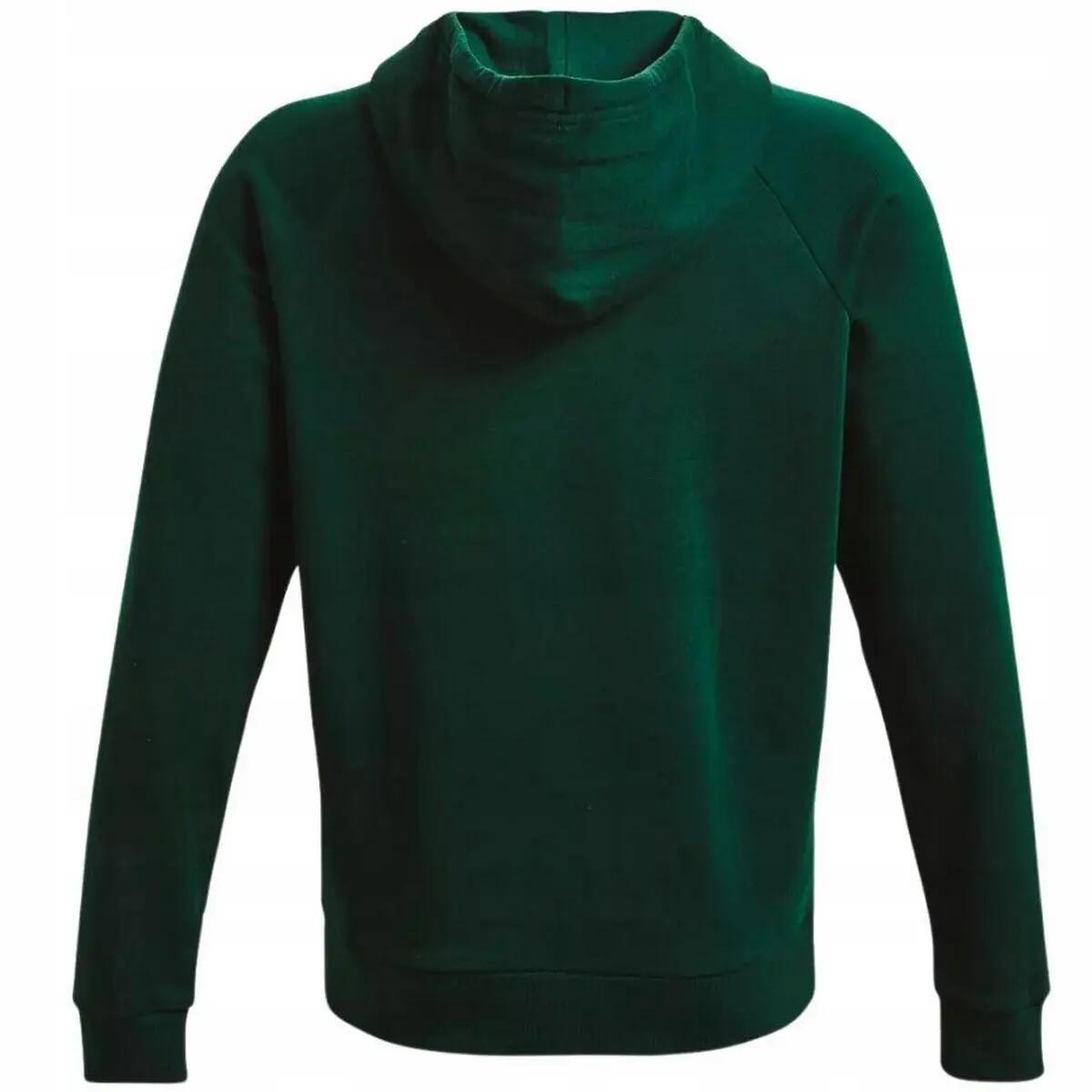 Sweat À Capuche Entraînement Style Gros Logo RIVAL Homme (Vert Foncé) 3/6