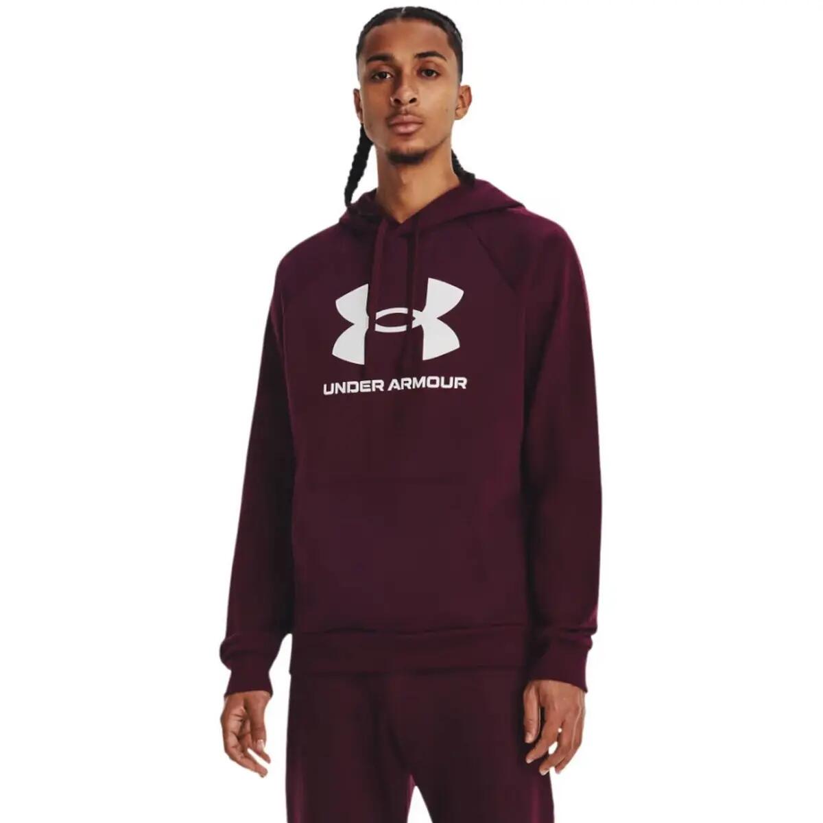 Pánská tréninková mikina Rival Big Logo Fleece s kapucí 6/6