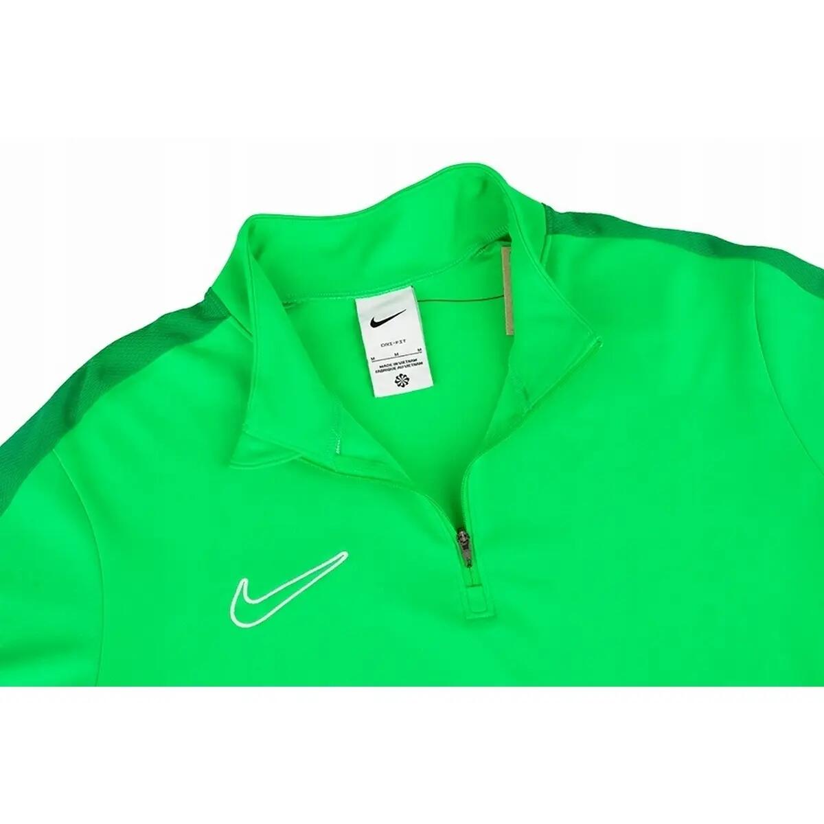 Camisola Academy 23 com um quarto de fecho de correr para homem (Verde) 3/4