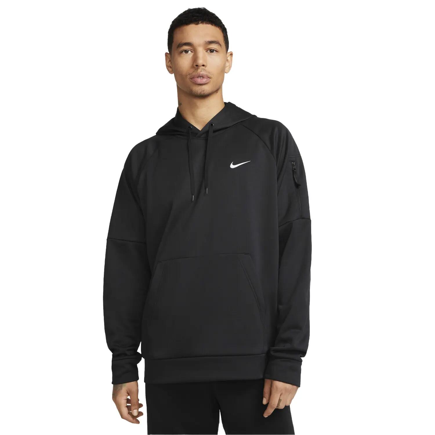 Felpa Con Cappuccio Uomo Nike Nero 2/3