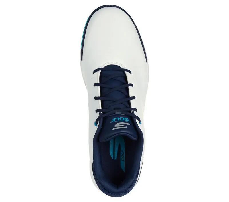 Skechers Go Golf Tempo GF Heren Golfschoenen Wit Blauw 5/5