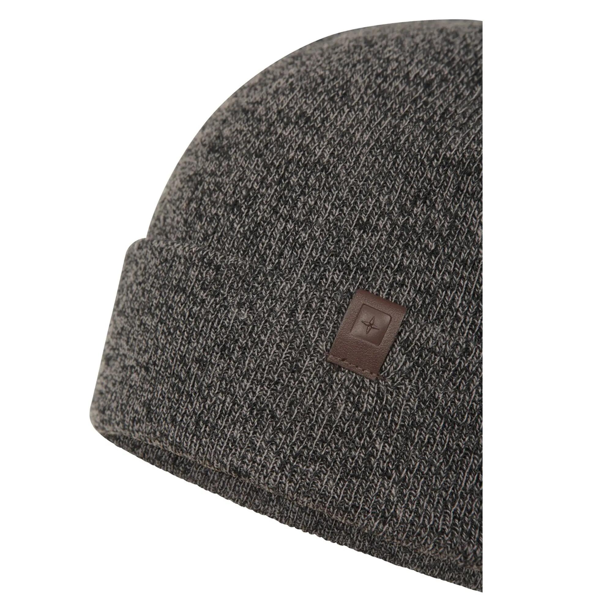 Mens Compass Beanie (Black) 4/4