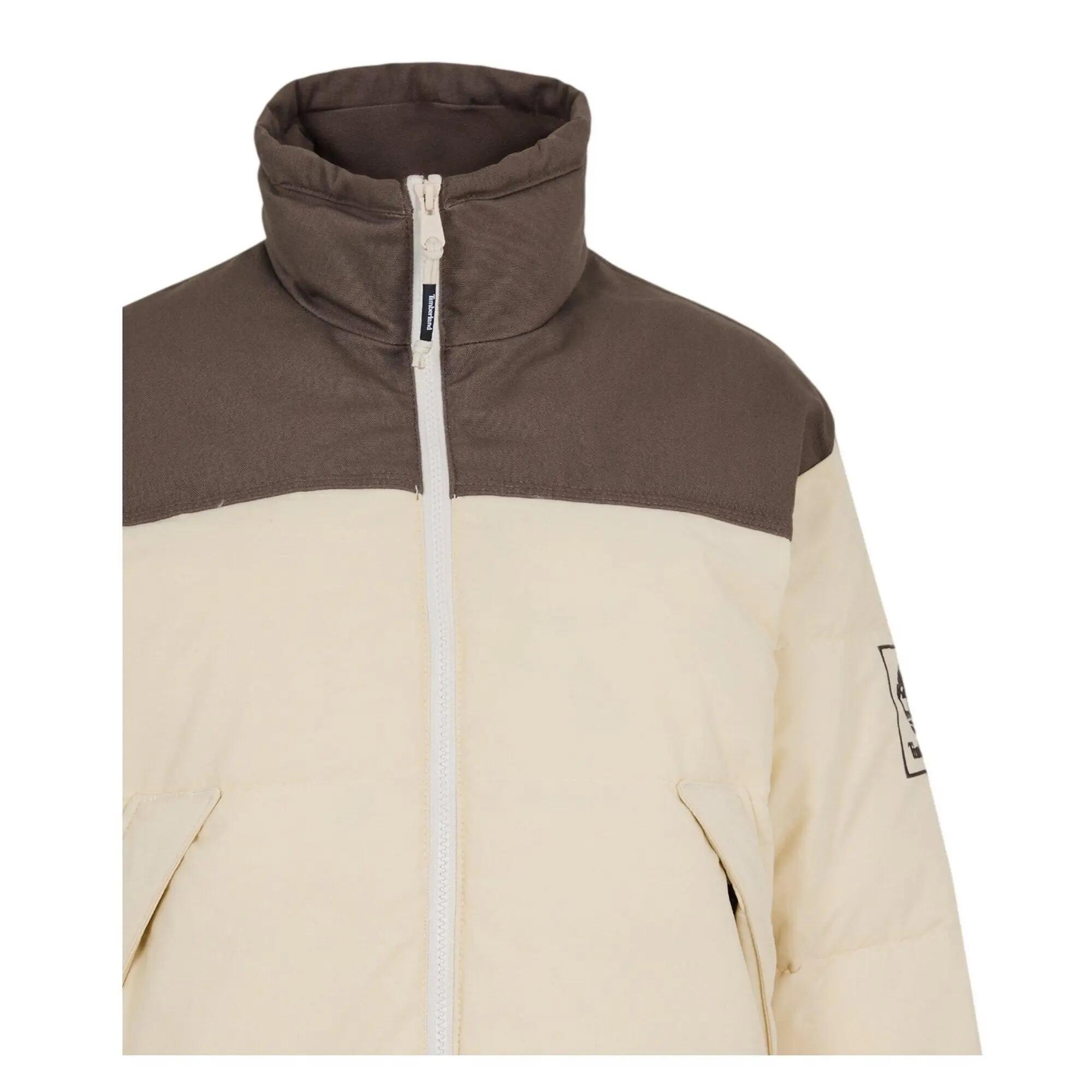 Womens/Ladies Welch Mountain Puffer Jacket (Angora/Chocolate Chip) 3/7