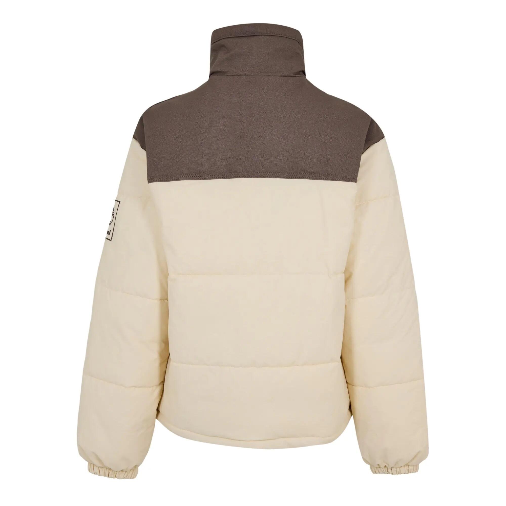 Womens/Ladies Welch Mountain Puffer Jacket (Angora/Chocolate Chip) 2/7