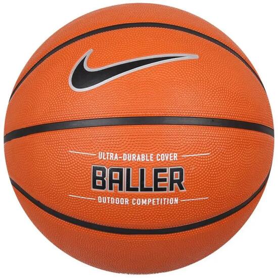 Ballon De Basket Motif/style 8 Panneaux BALLER (Orange) Taille 7