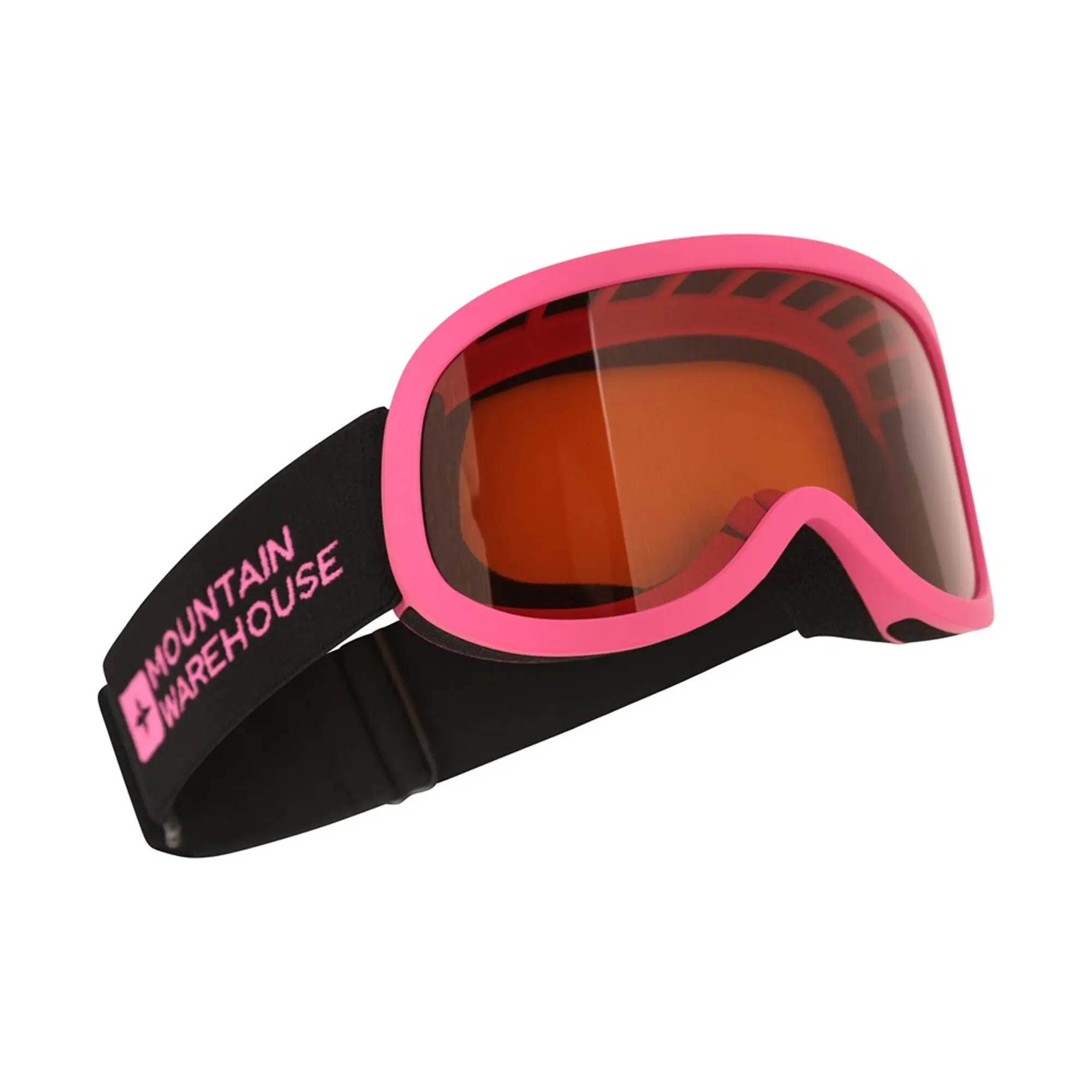Bambini Occhiali Da Sci Mountain Warehouse Rosa 3/4