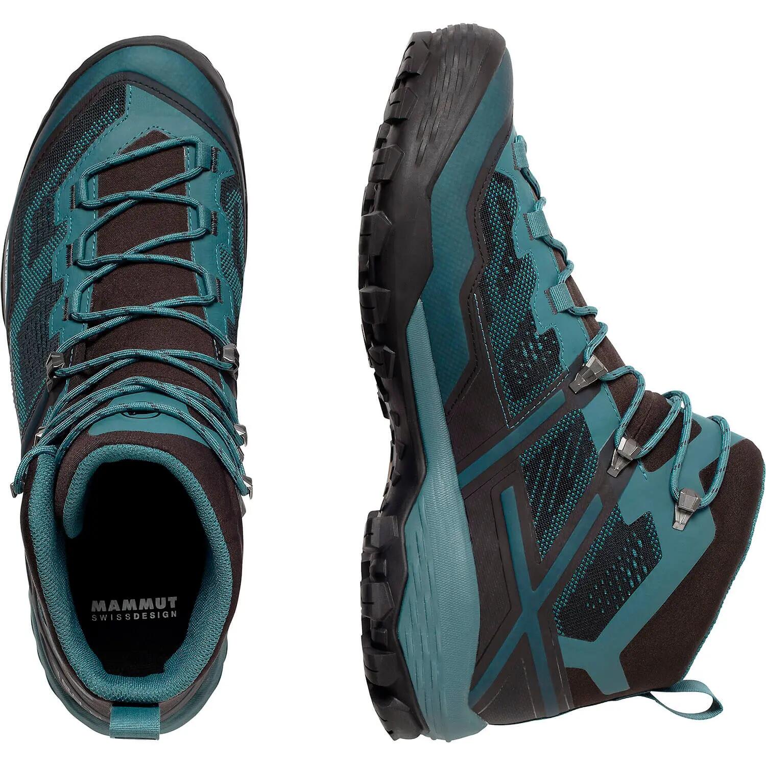 Botas de montaña y trekking impermeables hombre Mammut DUCAN MID GTX negro 4/5