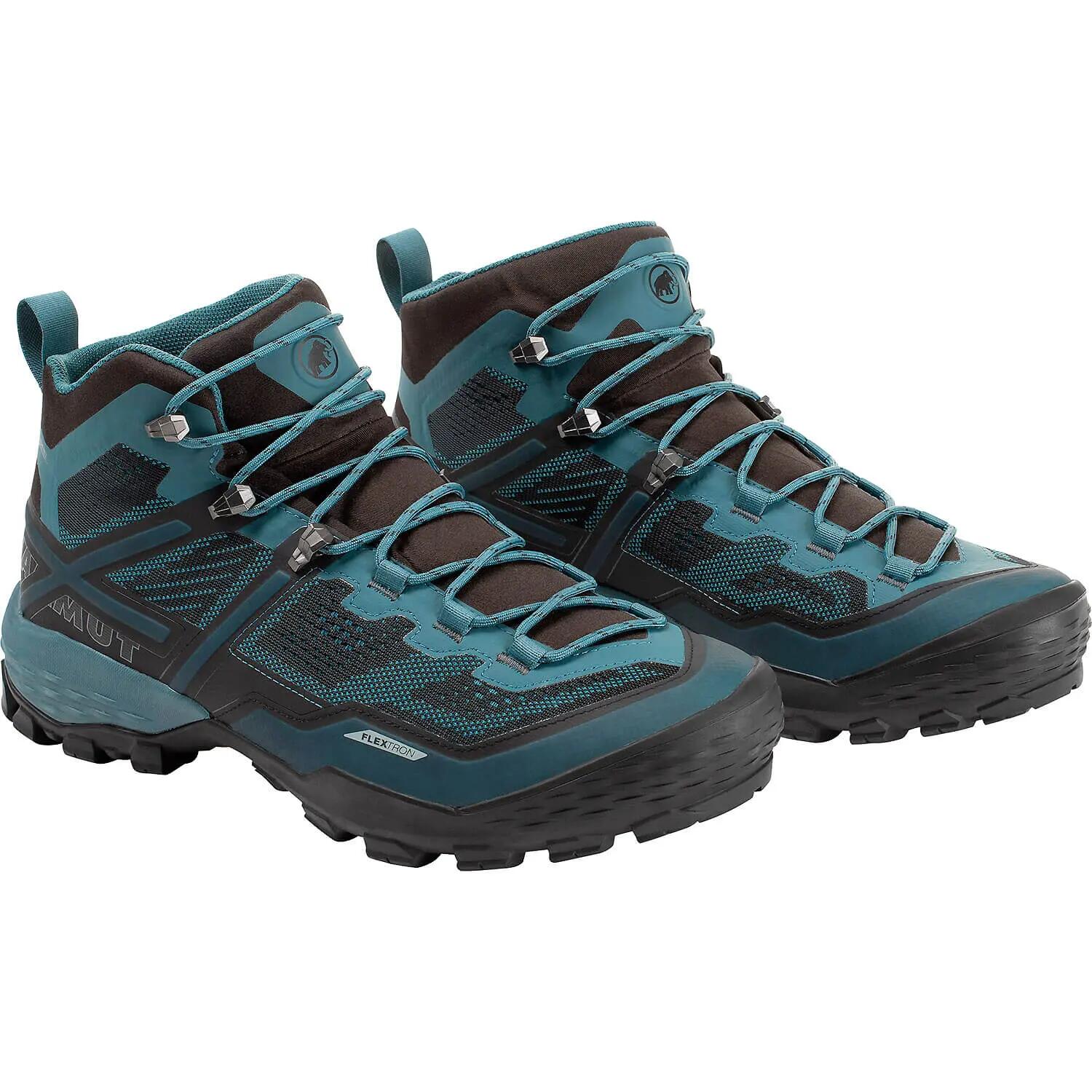 Botas de montaña y trekking impermeables hombre Mammut DUCAN MID GTX negro 3/5