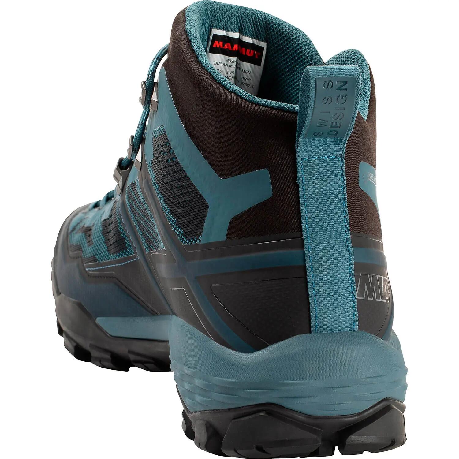 Botas de montaña y trekking impermeables hombre Mammut DUCAN MID GTX negro 2/5