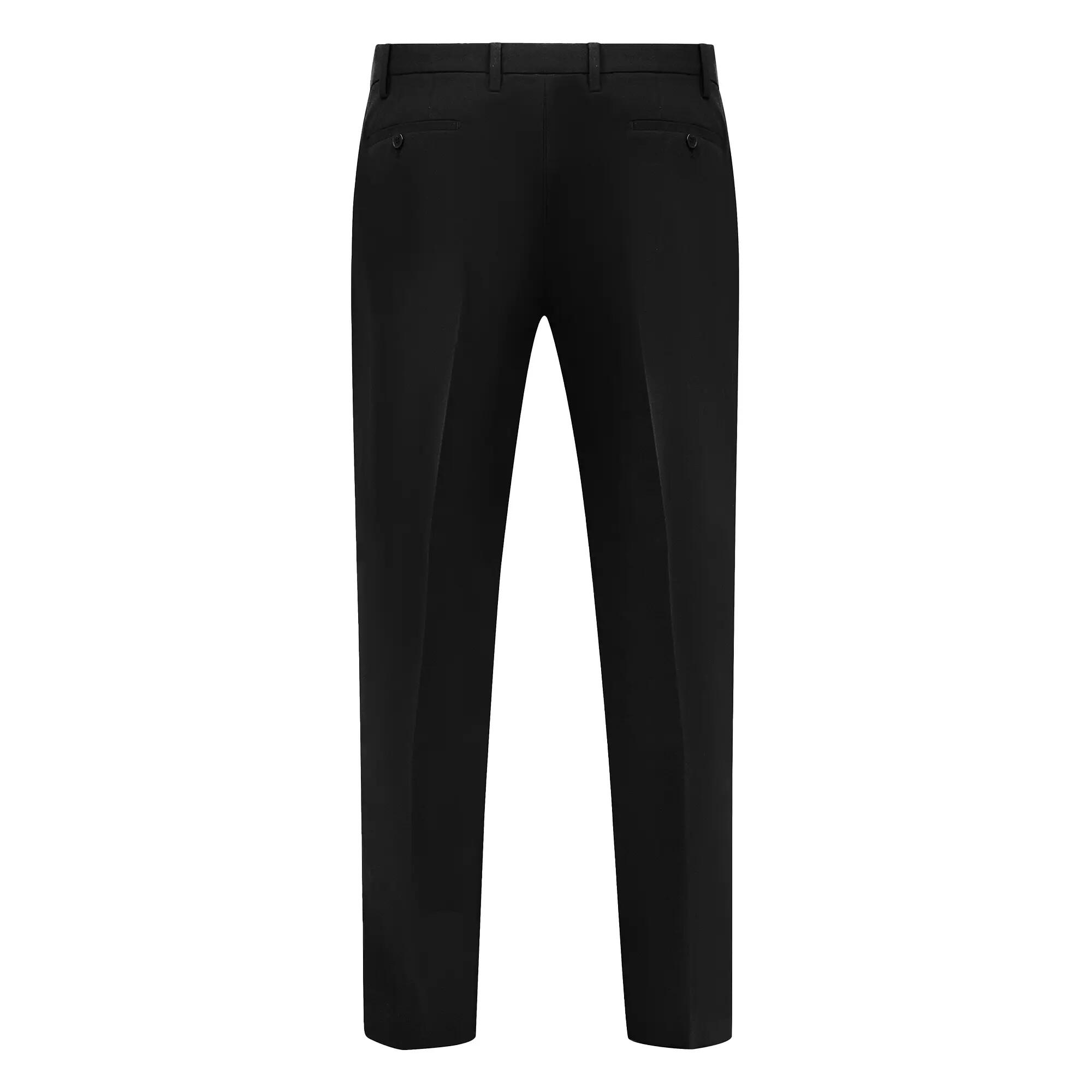 Pantalone Elasticizzato A 4 Vie Classico Uomo Duke D555 Ted Nero 2/6