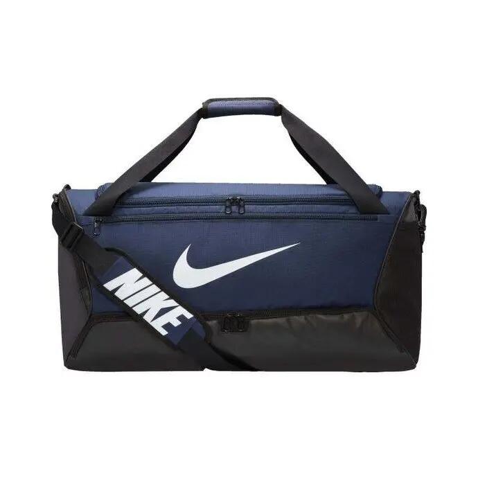 Brasilia Swoosh Training 60L Duffeltas (Middernacht marine/zwart/wit) 2/6
