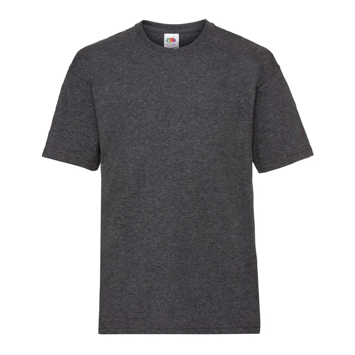 TShirt, kurzärmlig (2 StückPackung) Kinder Dunkelgrau meliert 2/4