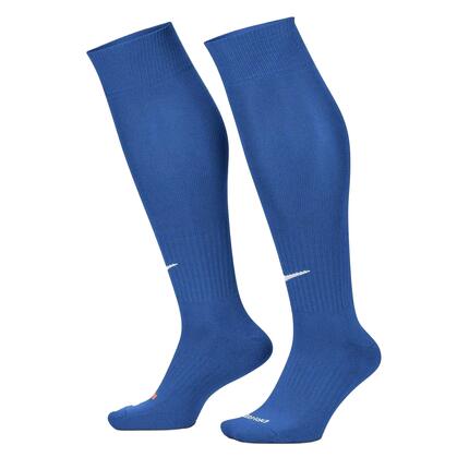 Chaussettes De Foot Motif/style Swoosh ACADEMY Enfant (Bleu Roi)