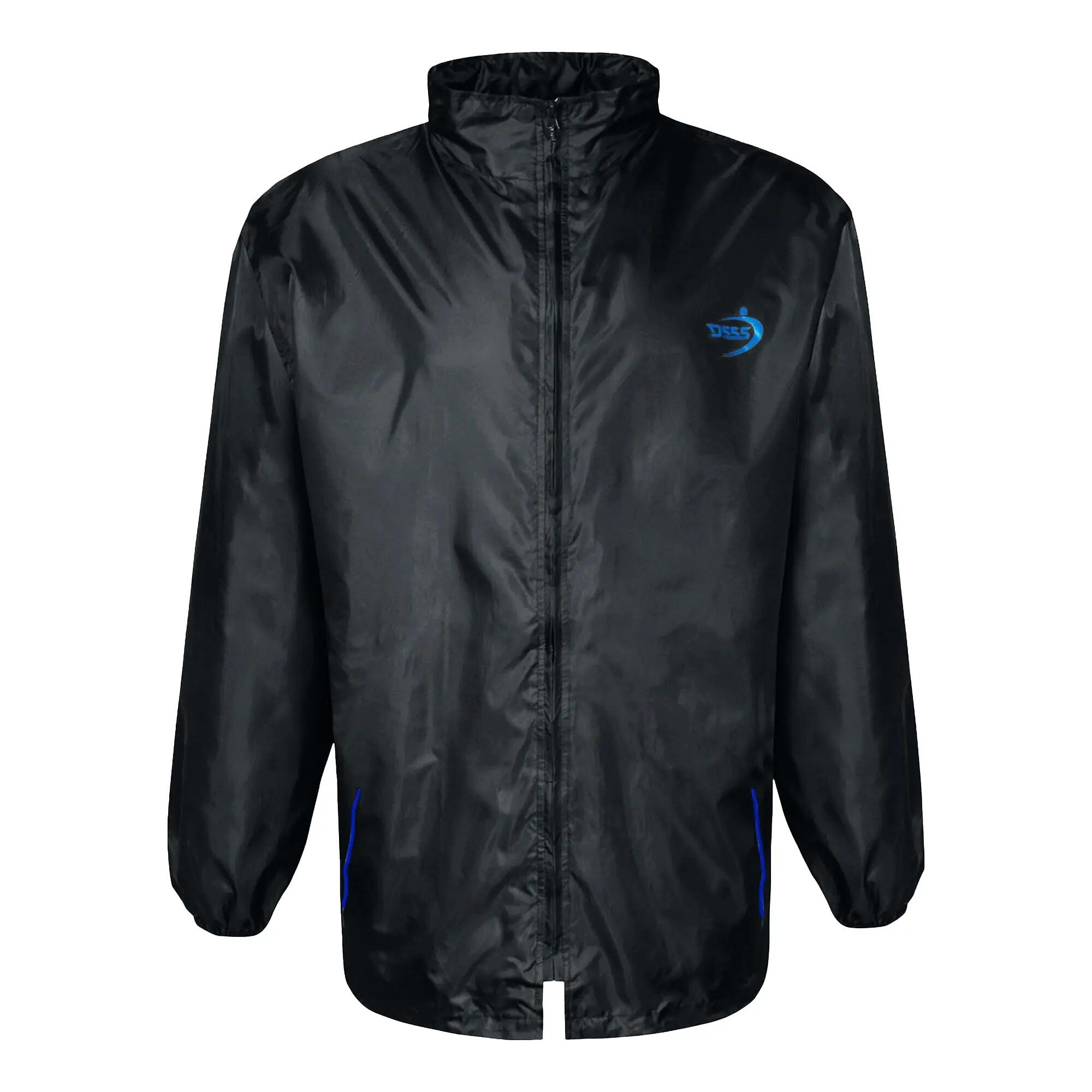 Mens D555 Zac Packaway Kingsize Waterproof Jacket (Black) 2/6