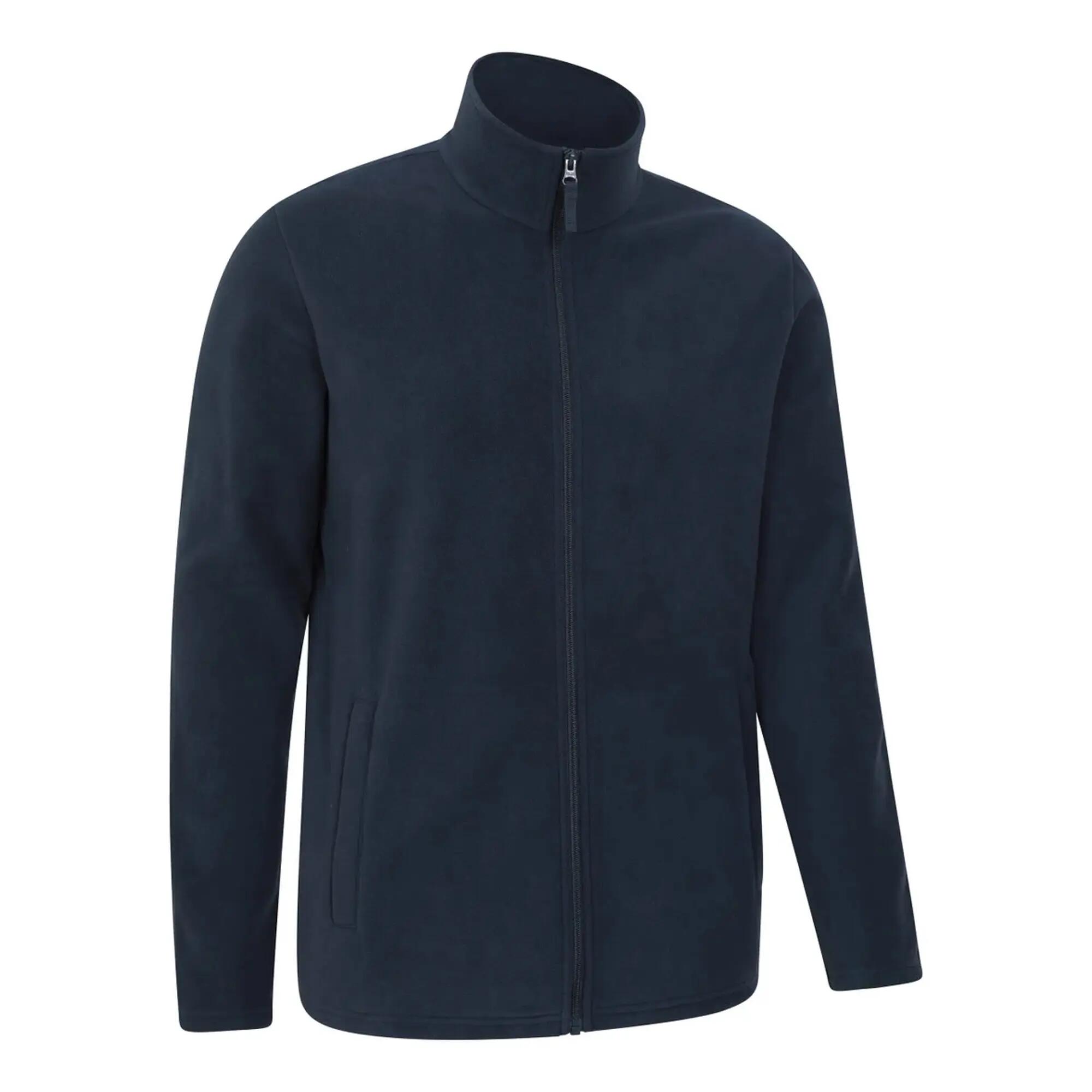 Mens Camber Fleece Jacket (Navy) 3/4