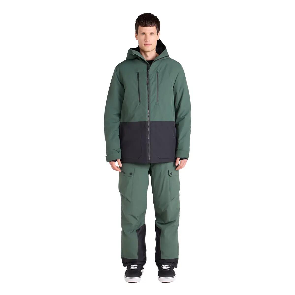 Mens Zephyr Snowboarding Jacket (Green) 1/5