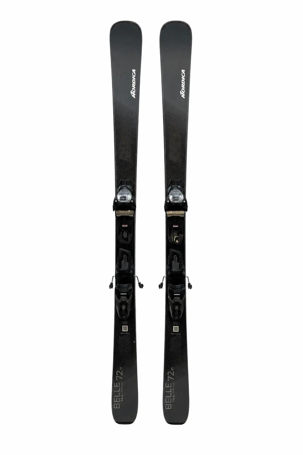 Reconditionné - Ski Nordica Belle 72 Ti - Dames Carving Ski + Bindingen-144 3/4