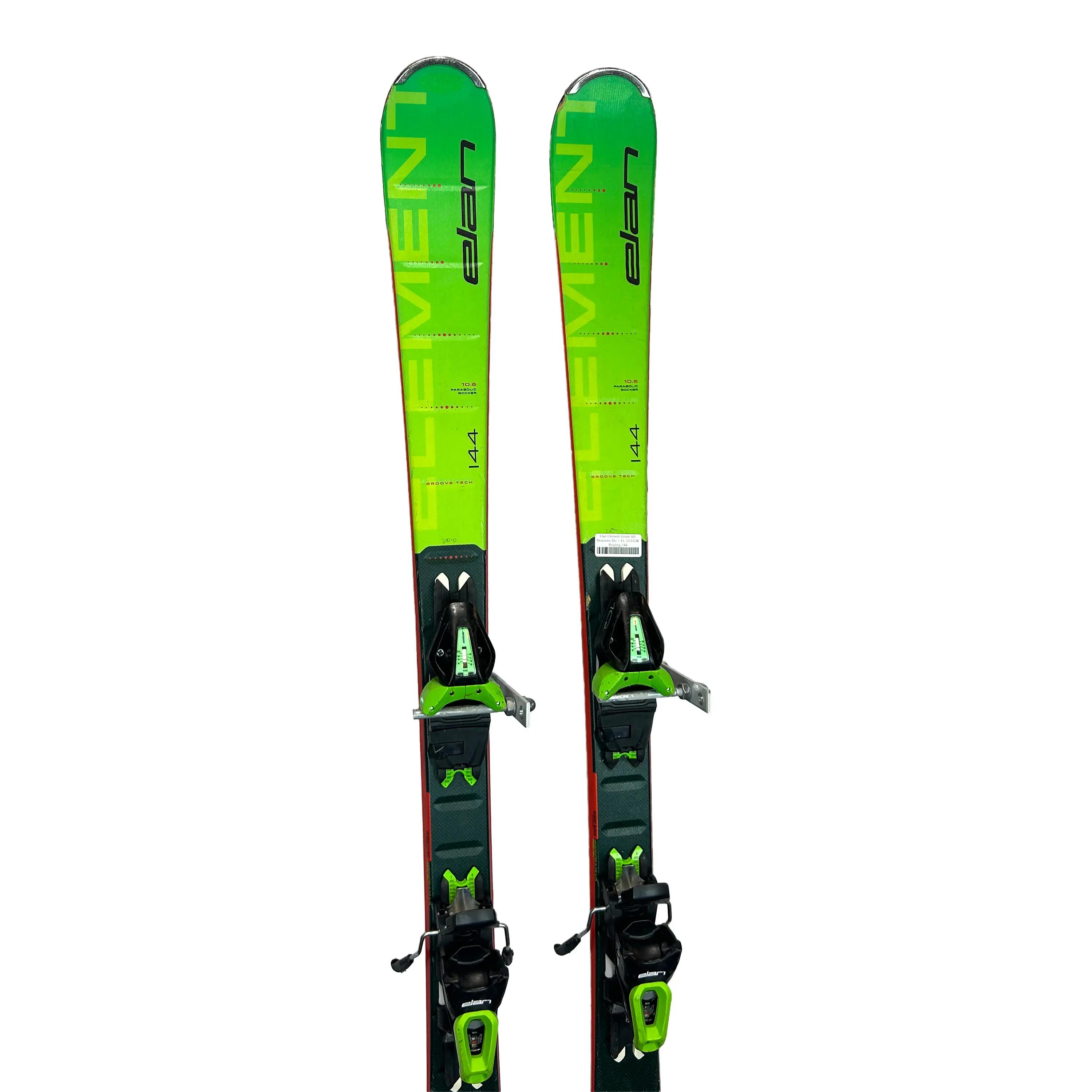 Reconditionné - Ski Elan Element Green All-Mountain Ski + EL 10.0 GW Binding-144 3/6
