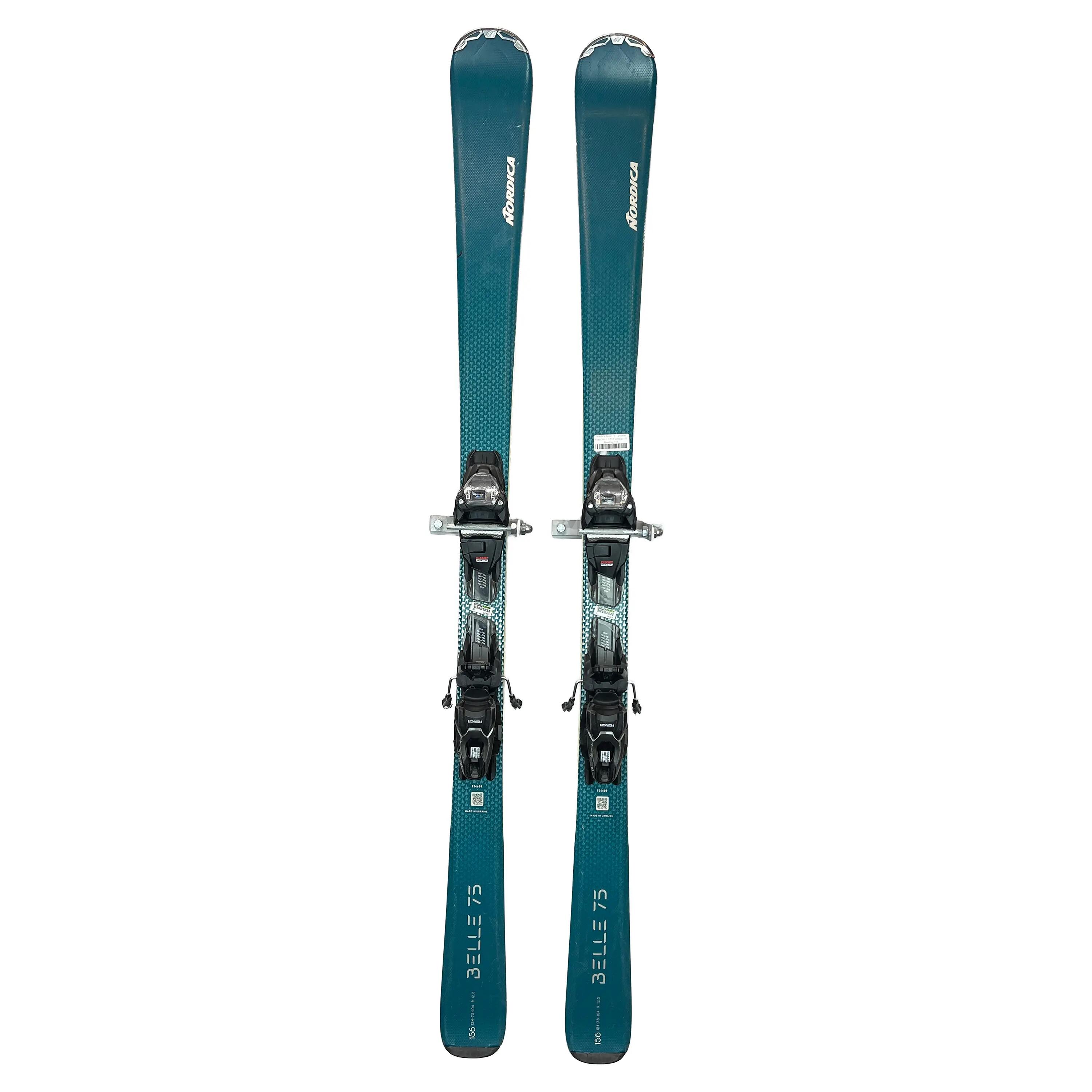 Ski's Nordica Belle 75 – Dames Piste Ski + TP2 Compact 10 Binding-156 2/6