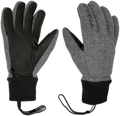 Handschoenen - wandelen/ski - g wool - wol/fleece - grijs/zwart