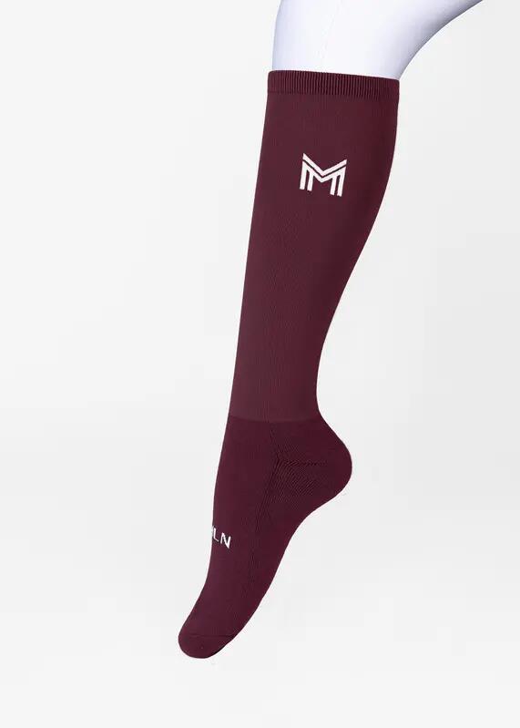 Calcetines Equitación Unisex Maximilian Flag Burdeos 3/3