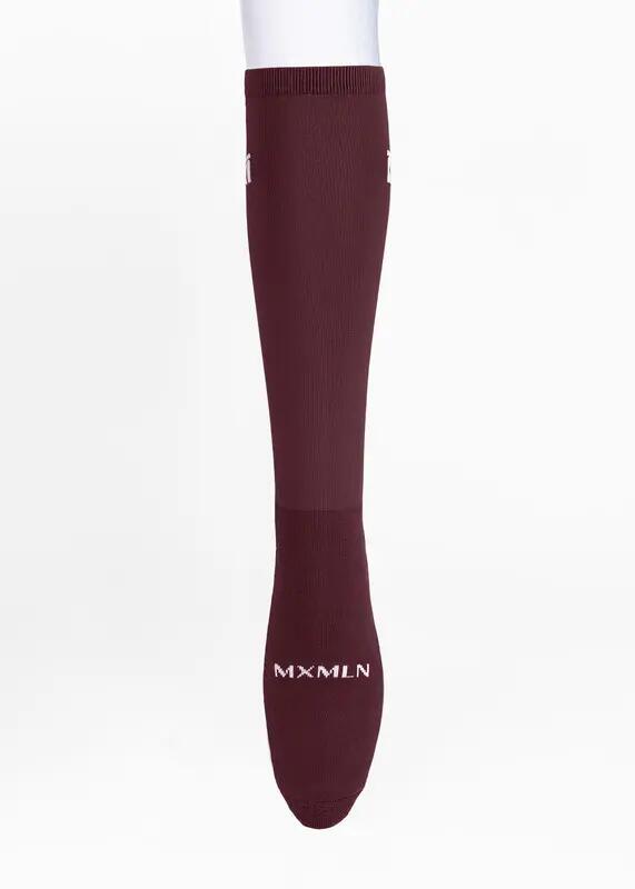 Calcetines Equitación Unisex Maximilian Flag Burdeos 2/3