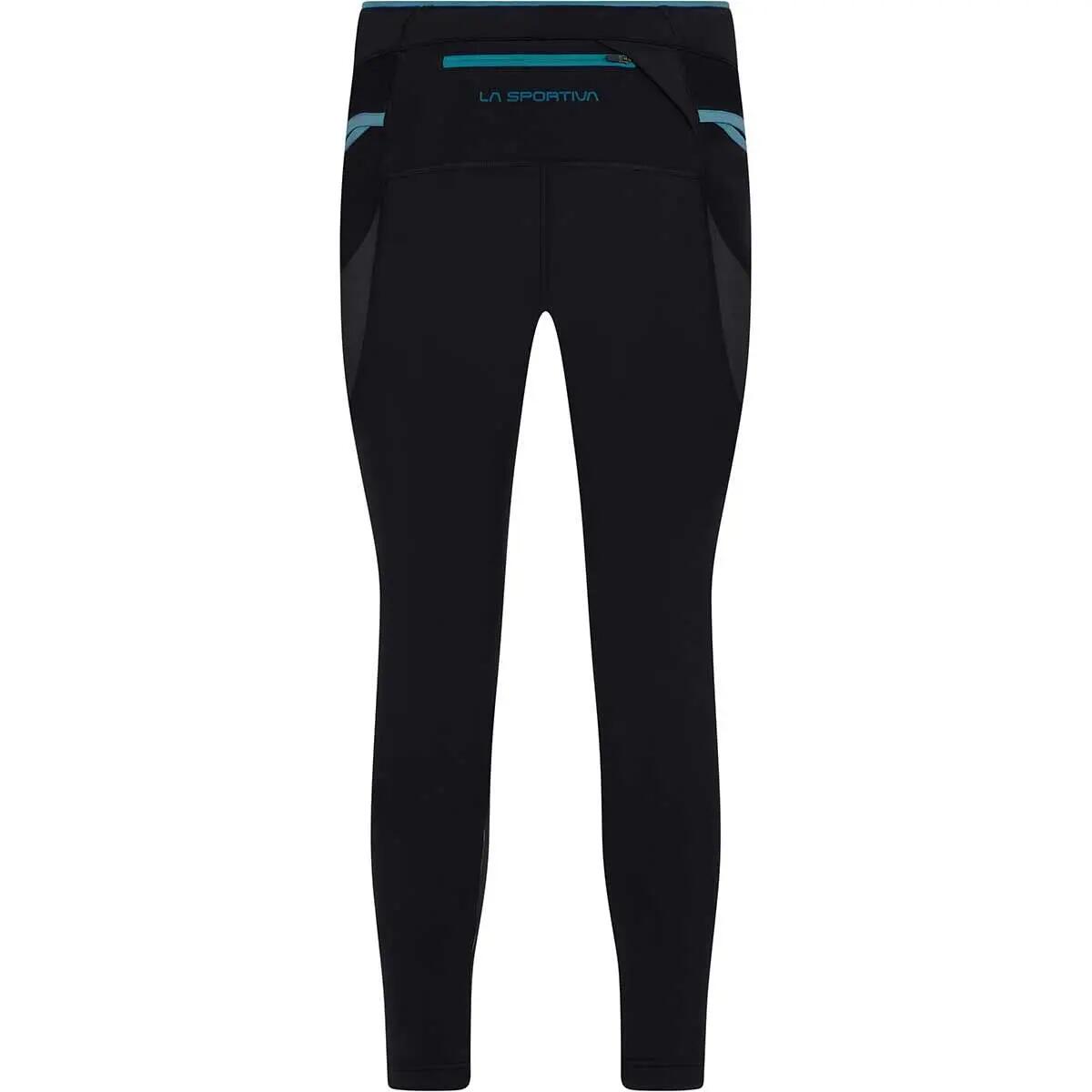 Mallas - Trail running - Mujer - Soporte, Flexibles - Negro/topacio 4/4