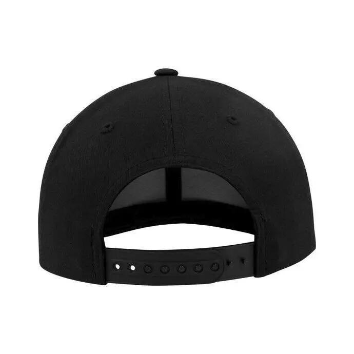Classic Curved Snapback Baseball Cap (Black) 5/6