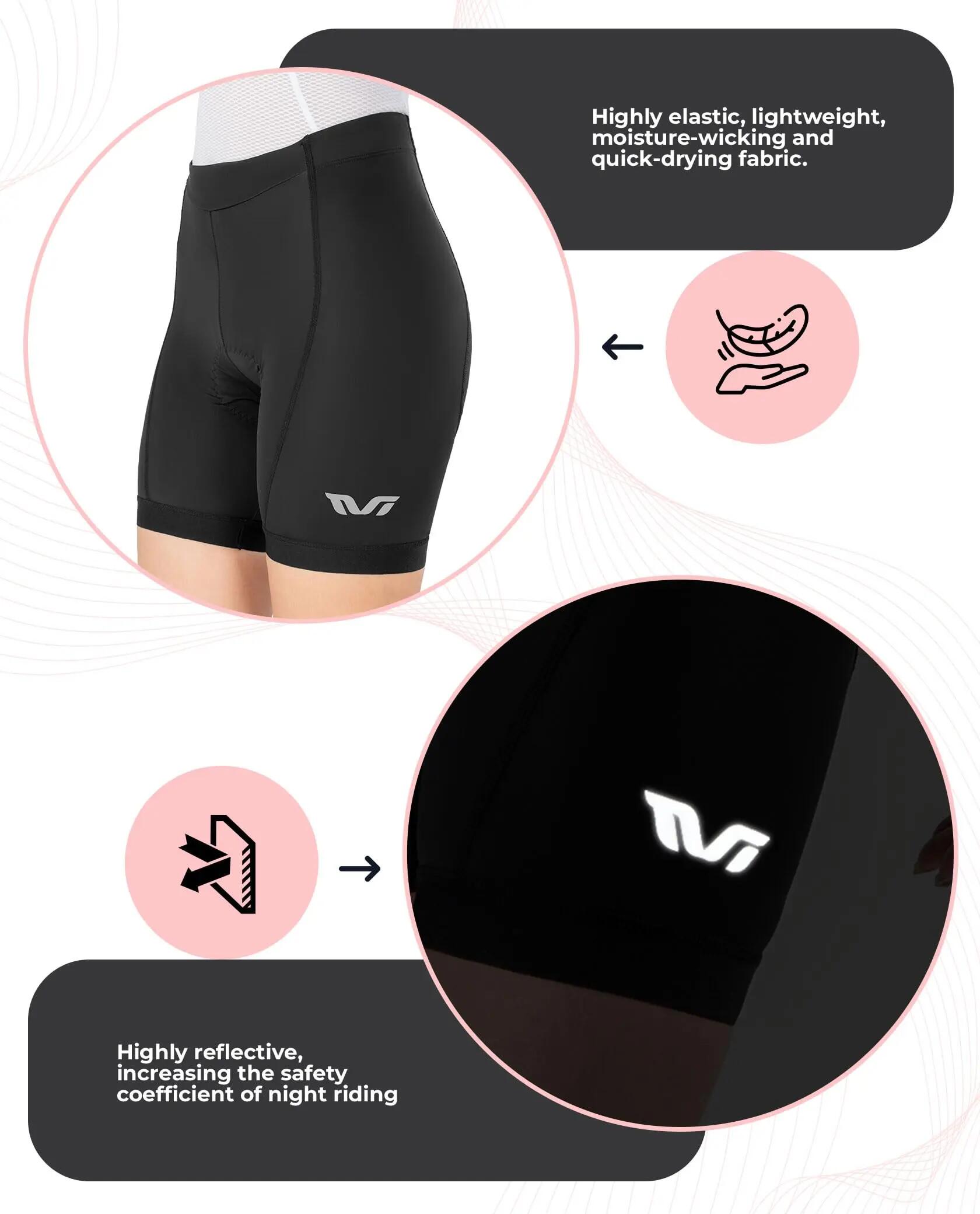 TVI Short cycliste rembourre femme 4/6