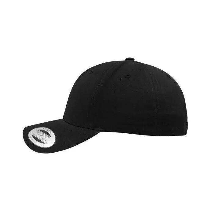 Classic Curved Snapback Baseball Cap (Black) 4/6