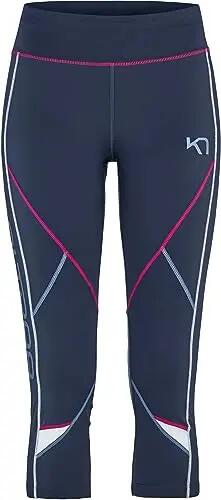 Mallas 3/4 running y yoga - Mujer - sin costuras - Royal 2/4