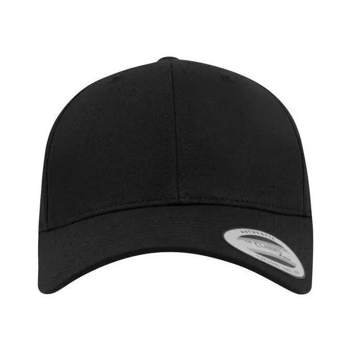 Classic Curved Snapback Baseball Cap (Black) 2/6