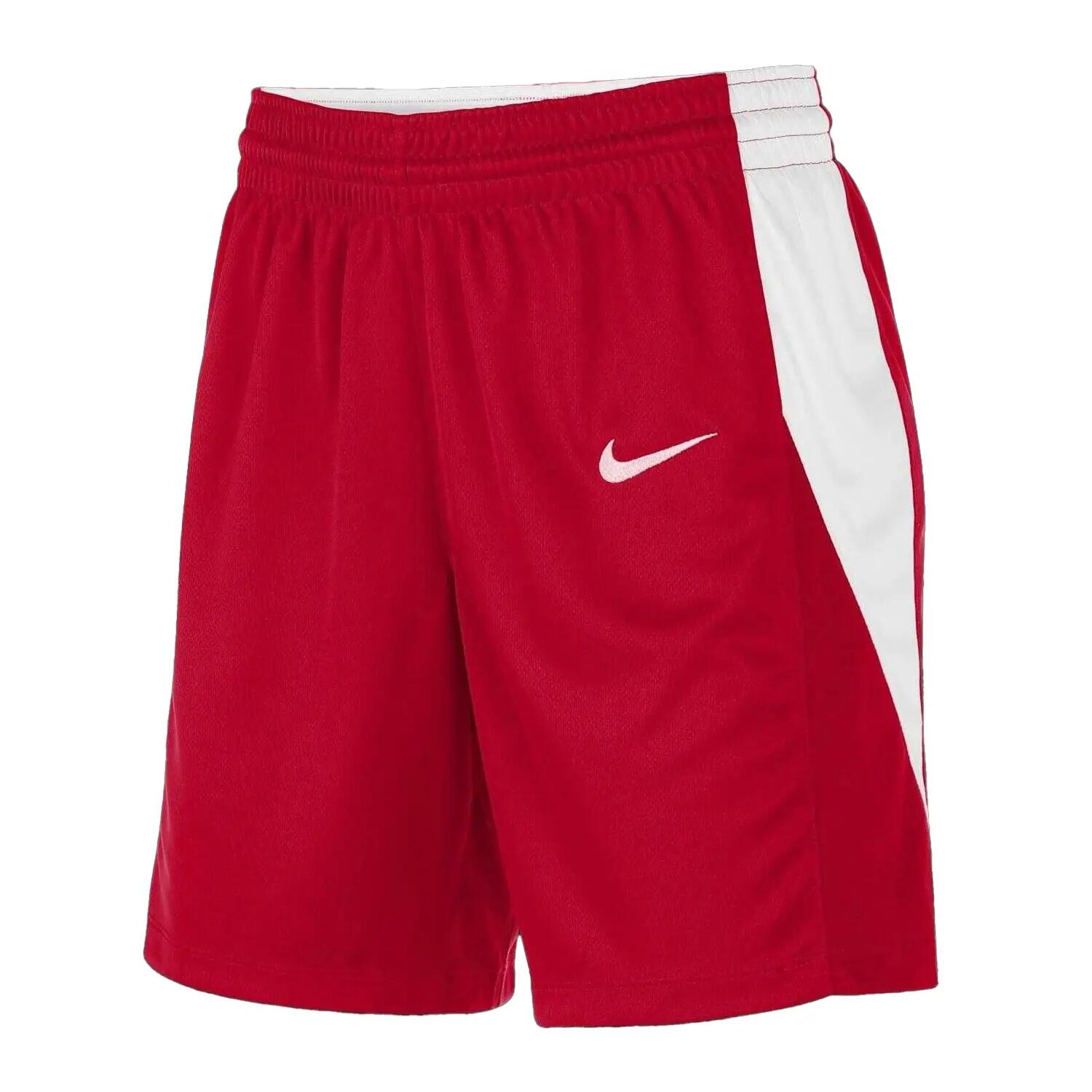 Omkeerbare sportieve basketbalshorts voor dames (Universitair Rood/Wit) 3/3