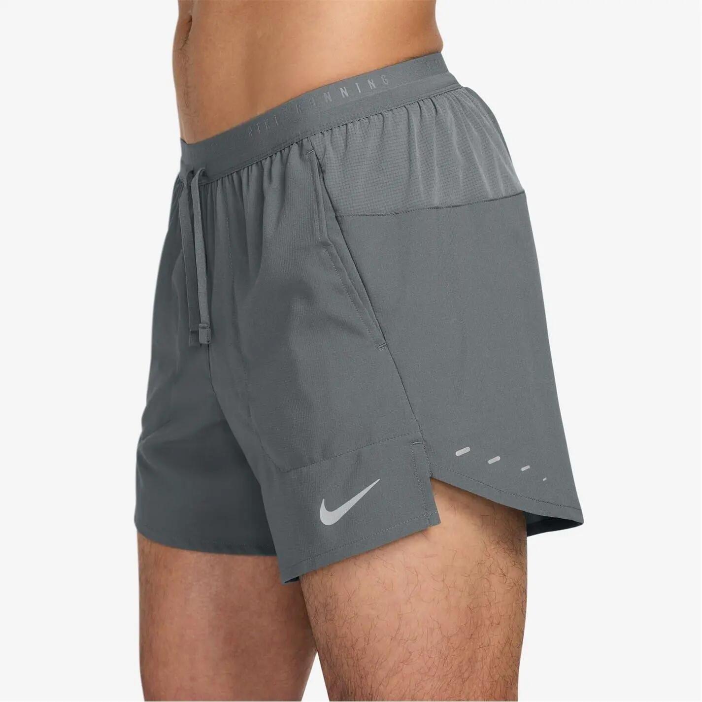 Short De Course STRIDE Homme (Gris) 3/6