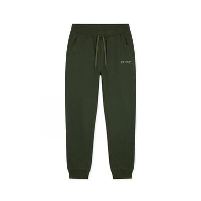 Pantaloni da Uomo in Felpa con Polsino e Zip Tasche