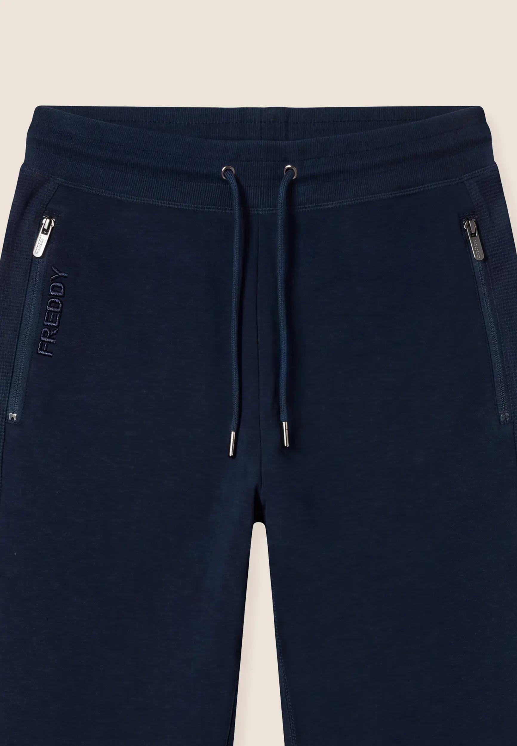 Pantaloni da Uomo con Inserti a Quadretti e Fondo Dritto 6/6
