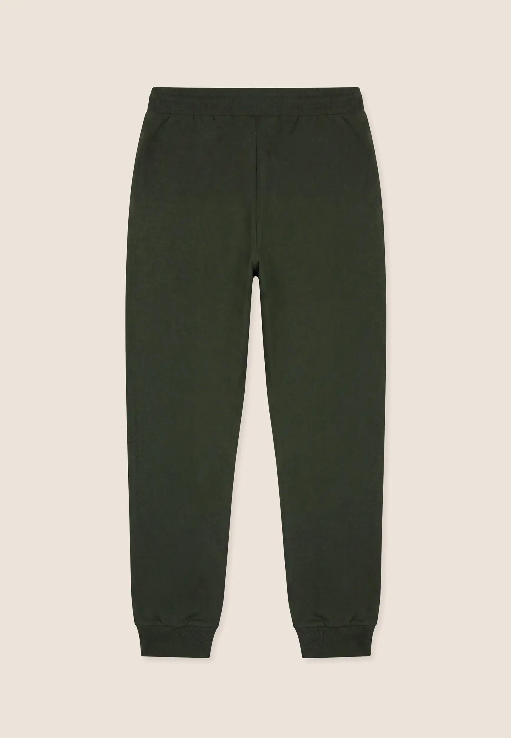 Pantaloni da Uomo in Felpa con Polsino e Zip Tasche 2/3