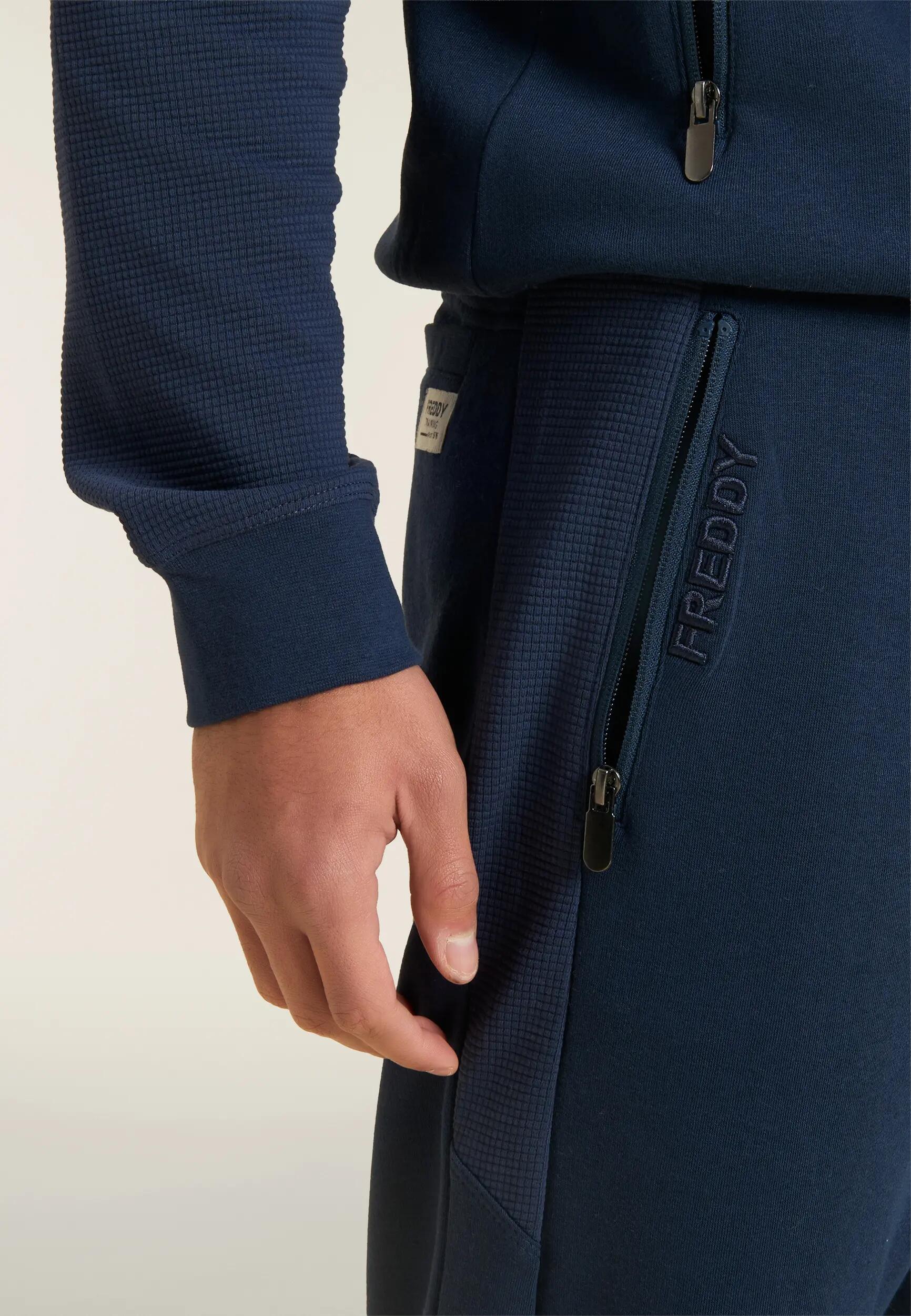 Pantaloni da Uomo con Inserti a Quadretti e Fondo Dritto 4/6