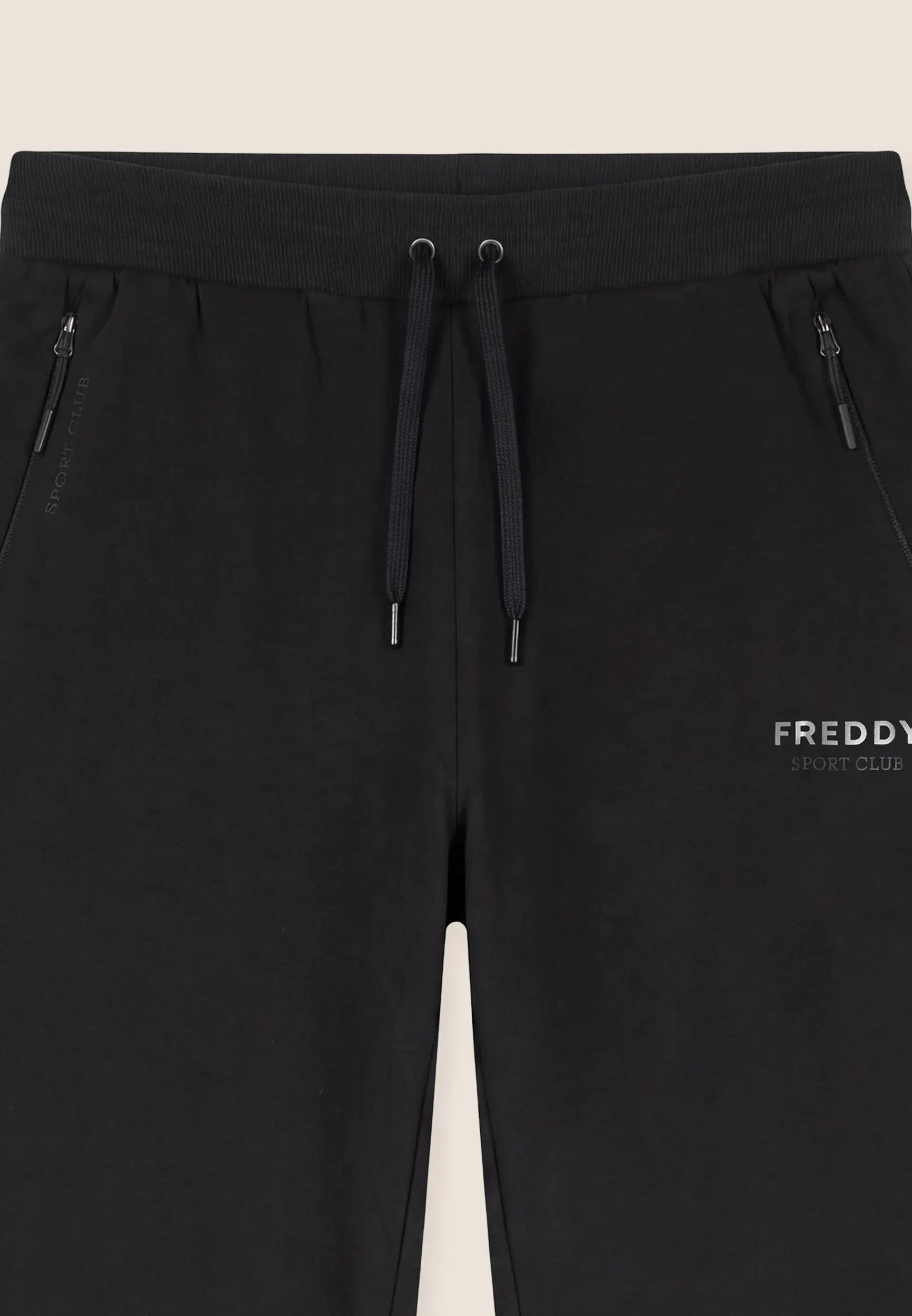 Pantaloni da Uomo in Felpa con Polsino e Zip Tasche 6/6