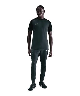 Broek - voetbal - heren - therma-fit strike - warm, slim - zwart/limelight