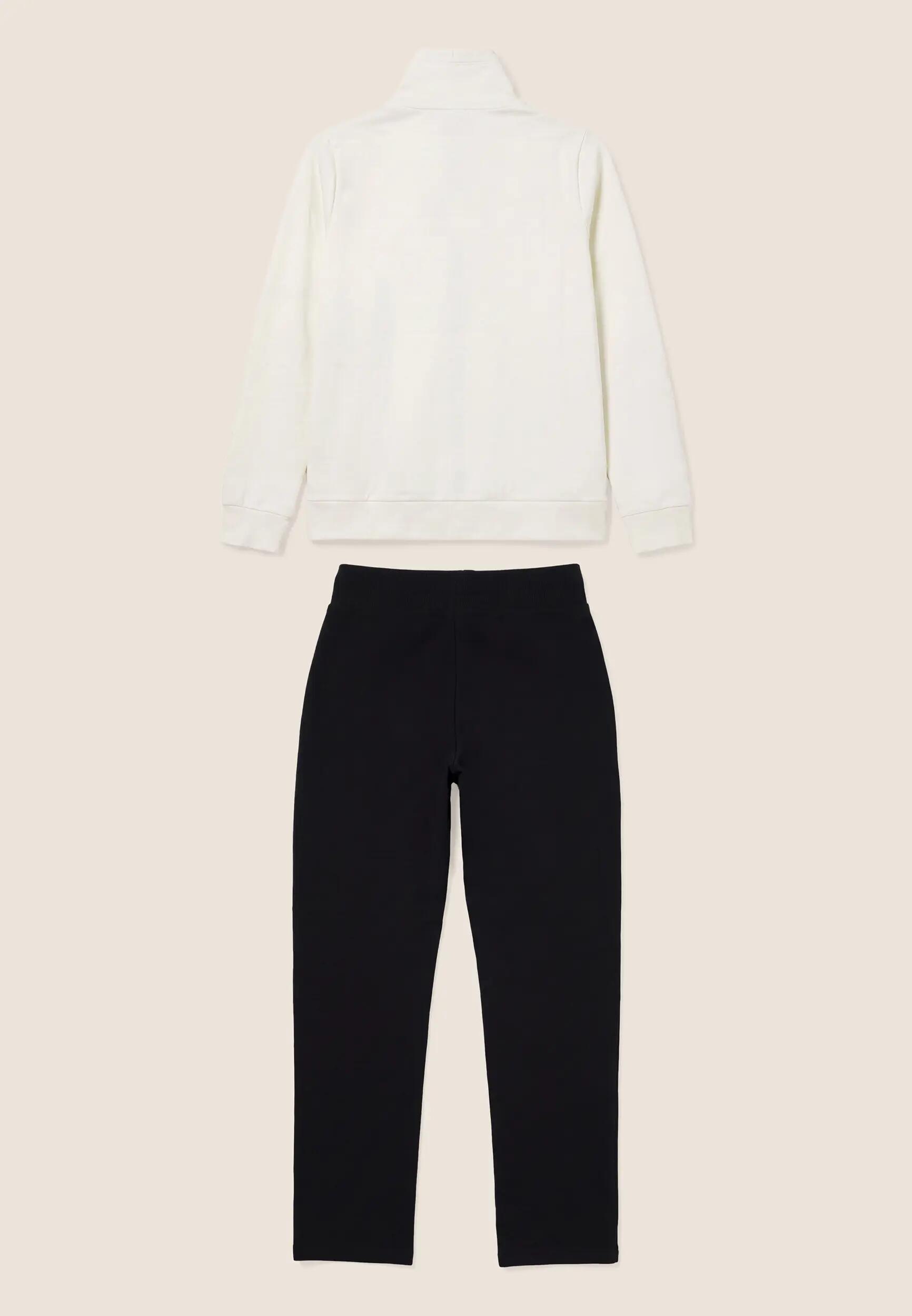Tuta Sportiva Donna con Zip, Collo Alto e Logo Ricamato 2/3
