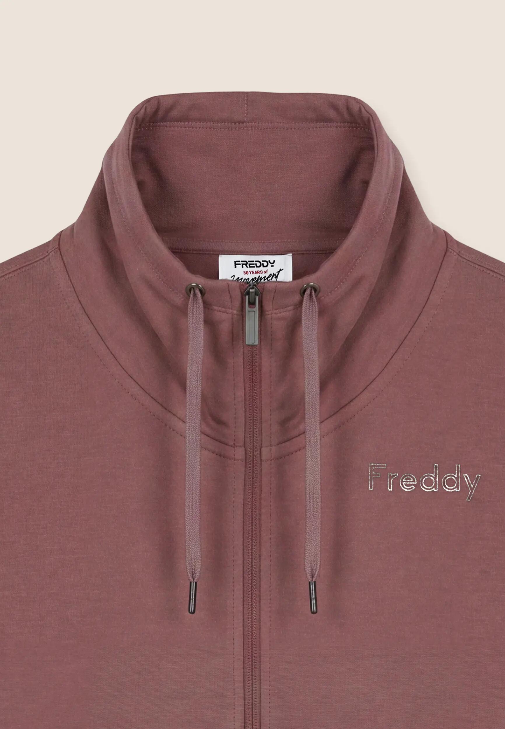 Tuta Sportiva Donna Colour Block con Zip e Collo Alto 3/3