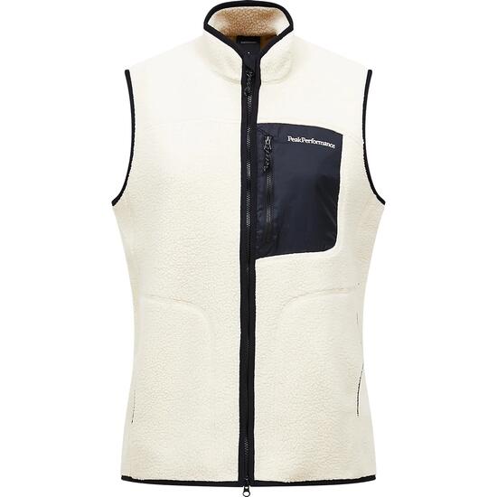 Gilet polaire - outdoor - homme - sans manches - sand fog, noir