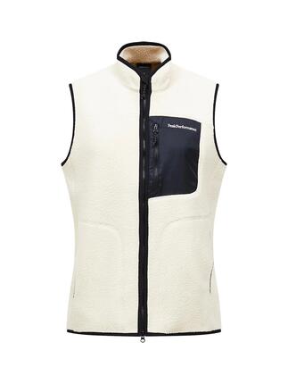 Gilet polaire - outdoor - homme - sans manches - sand fog/black