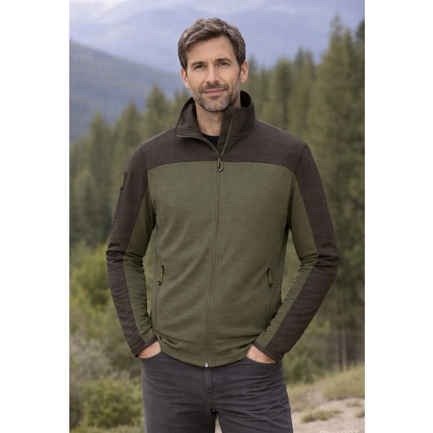 Killtec Powerstretchjacke für Herren mit verschliebaren Taschen 3/5
